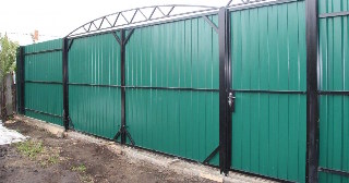 Купить ворота из профнастила Кропоткин, цена от 4158 руб.