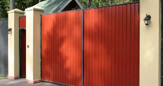 Купить ворота из профнастила Кропоткин, цена от 4158 руб.